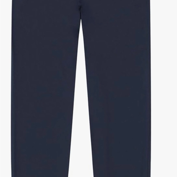 Nautica Boys' School Uniform Warp Knit Pants, Flat Front & Zipper Closure, - Picture 2 of 6